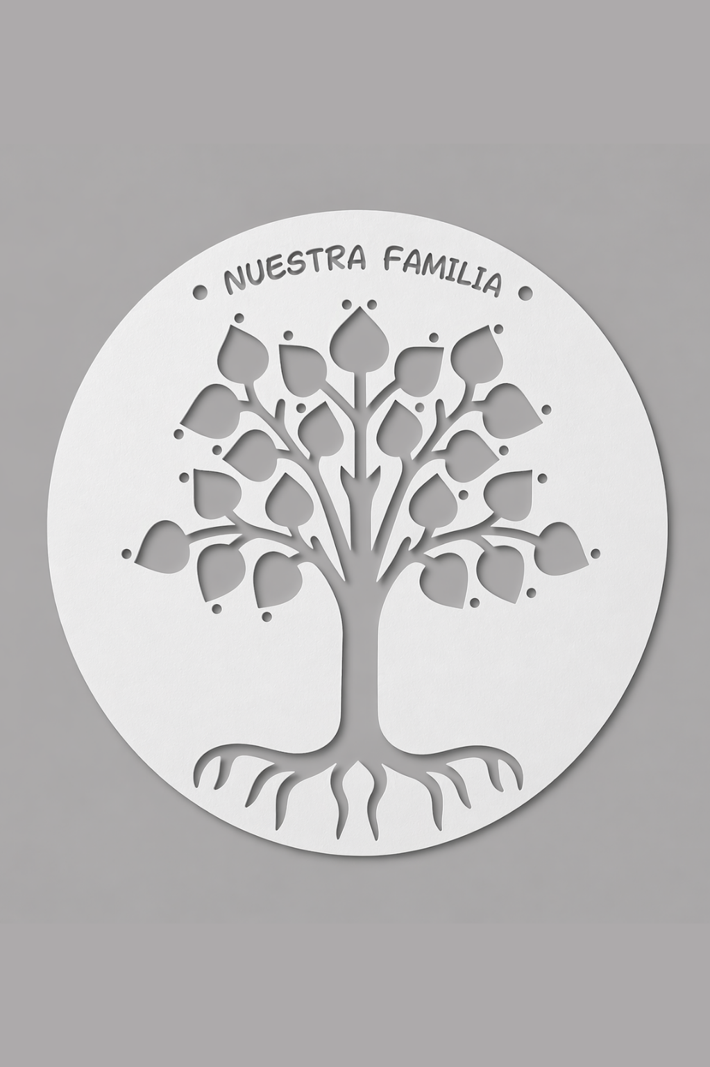 Árbol de la Familia Personalizado con Llaveros