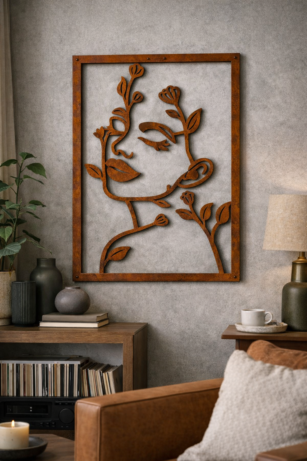 Rostro Floral Minimalista