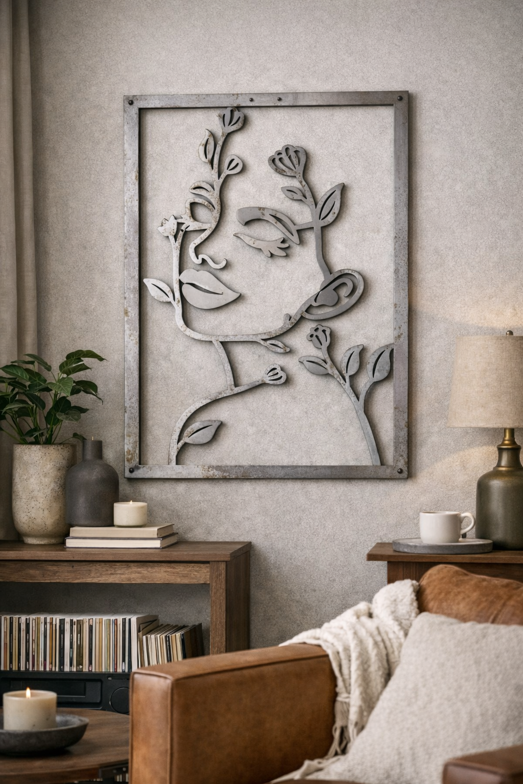 Rostro Floral Minimalista