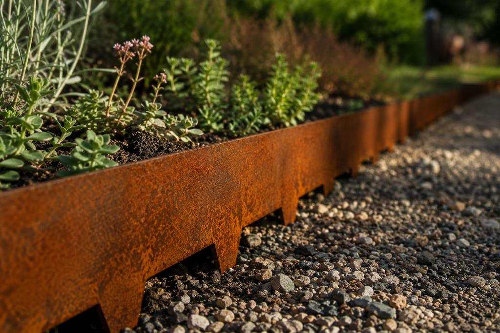 Flejes para Jardín en Acero Corten Oxidado